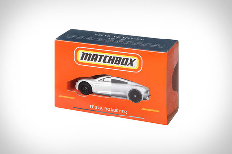 CarbonNeutral Matchbox Tesla Roadster CarbonNeutral Matchbox Tesla Roadster