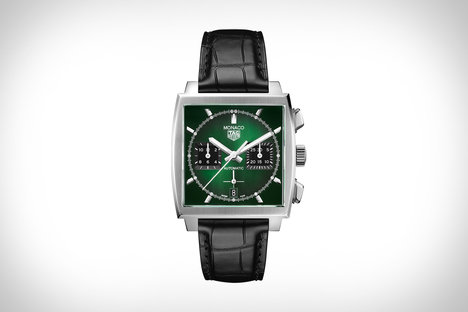 TAG Heuer Monaco Green Dial Watch TAG Heuer Monaco Green Dial Watch