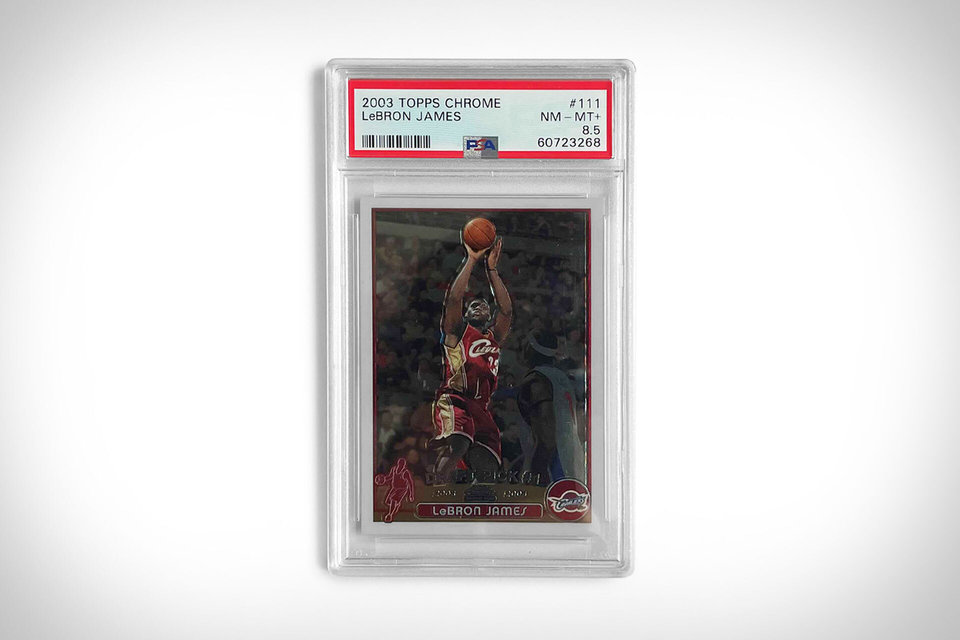 topps chrome lebron rookie