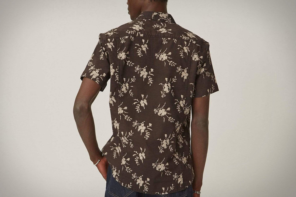 Corridor NYC Black Floral Shirt | Uncrate