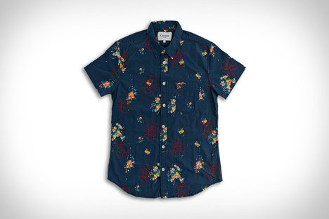 Corridor NYC Embroidered Hawaiian Shirt