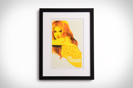 Goldfinger James Bond Print Goldfinger James Bond Print