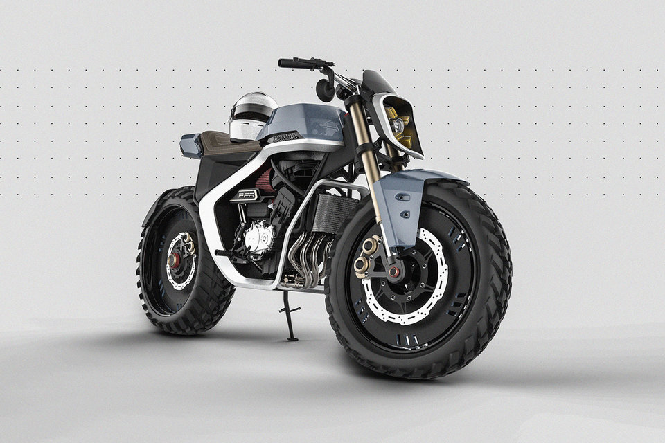 Honda bros scrambler