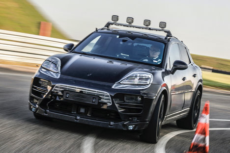 Porsche All-Electric Macan SUV Prototype Porsche All-Electric Macan SUV Prototype