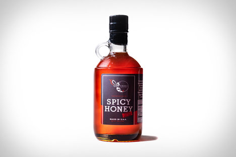 Miel picante de abeja de fuego