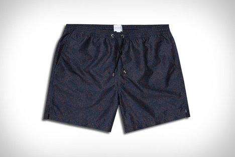 Slip de bain Sunspel Crosshatch