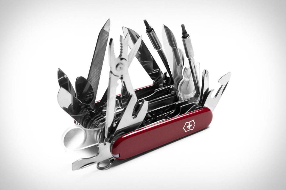 Victorinox Swiss Army Swiss Champ XXL Multiherramienta Uncrate