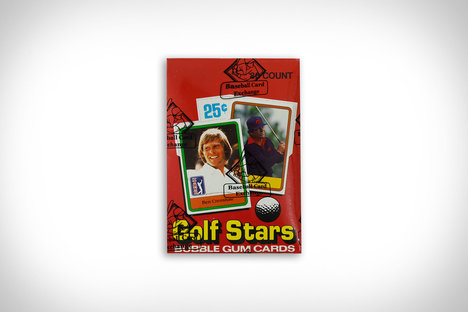 Caja para tarjetas de golf sellada Donruss 1981