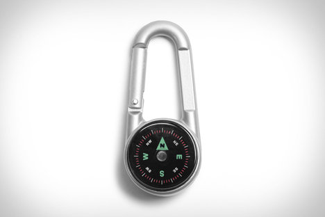 Compass & Thermometer Carabiner Compass & Thermometer Carabiner