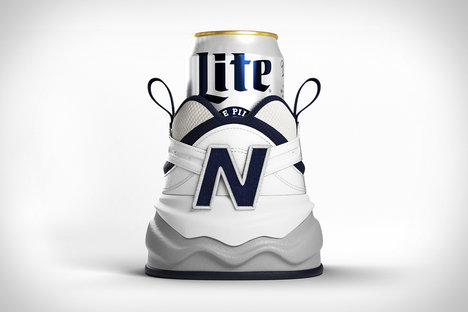 Miller Lite x New Balance Shoozie