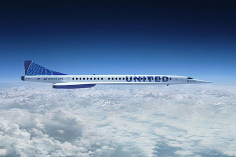 United x Boom Supersonic Jet