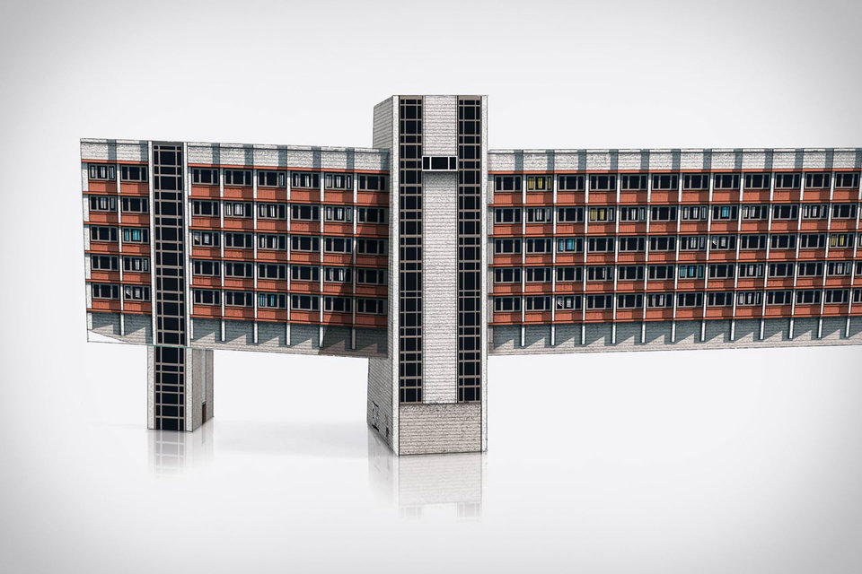Brutal Poland Paper Models | Uncrate