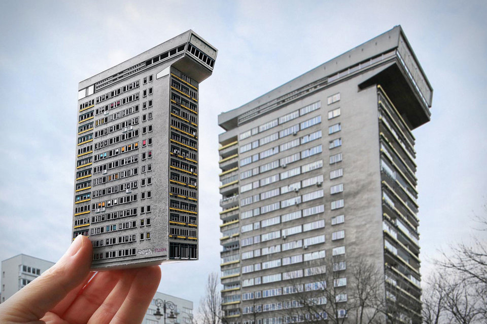 Brutal Poland Paper Models | Uncrate