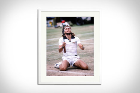 Bjorn Borg at Wimbledon Framed Print Bjorn Borg at Wimbledon Framed Print