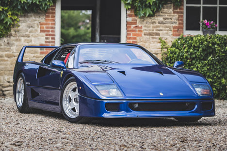 1989 Ferrari F40 Blue Coupe 1989 Ferrari F40 Blue Coupe