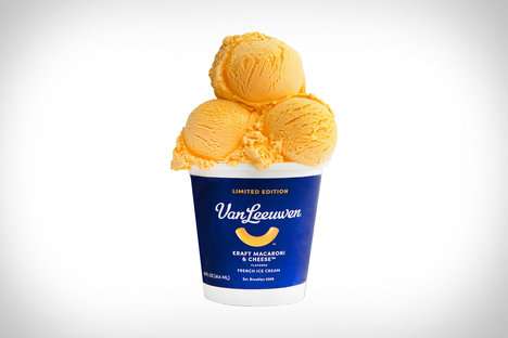 Van Leeuwen Kraft Mac & Cheese Ice Cream Van Leeuwen Kraft Mac & Cheese Ice Cream