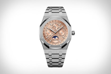 Audemars Piguet Salmon Royal Oak Perpetual Calendar Watch Audemars Piguet Salmon Royal Oak Perpetual Calendar Watch