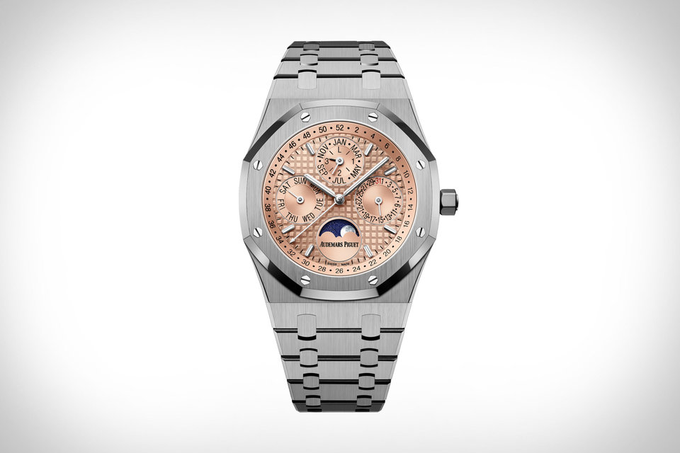 Audemars Piguet Salmon Royal Oak Perpetual Calendar Watch Uncrate