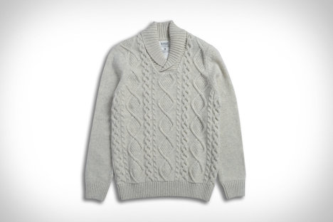 Barbour International Steve McQueen Cable Sweater Barbour International Steve McQueen Cable Sweater
