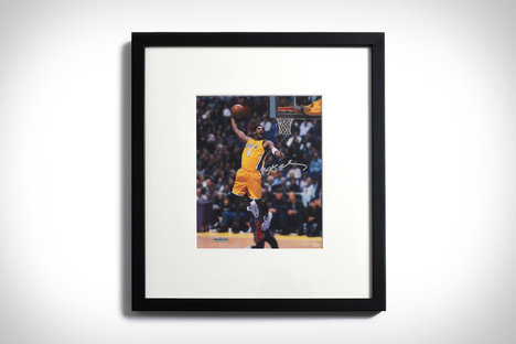 Kobe Bryant Autographed Framed Print Kobe Bryant Autographed Framed Print