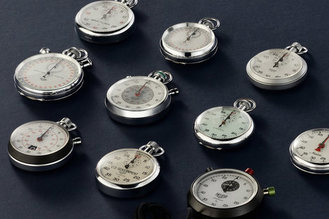 Tracksmith x Wind Vintage Mechanical Stopwatch Collection Tracksmith x Wind Vintage Mechanical Stopwatch Collection