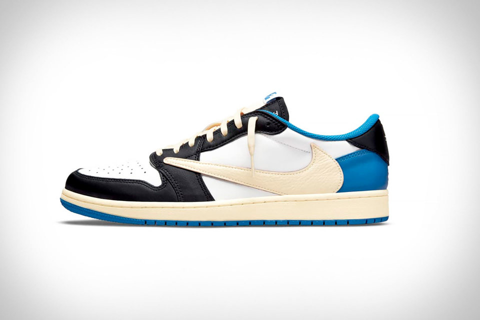 Travis Scott x Fragment Air Jordan 1 Low Sneaker Uncrate