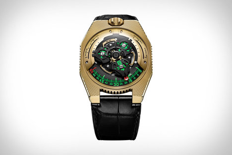 Urwerk UR-100 Electrum Watch