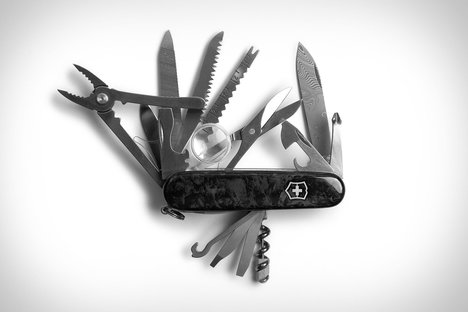 Victorinox Swiss Army Swiss Champ Damast Ltd. Edition Knife