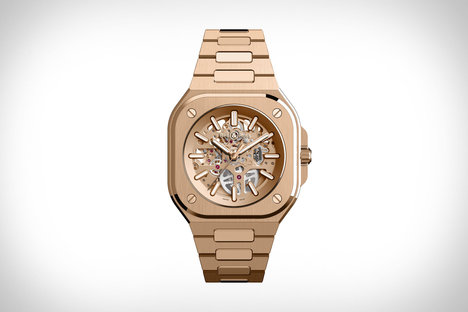 Bell & Ross BR 05 Skeleton Gold Watch