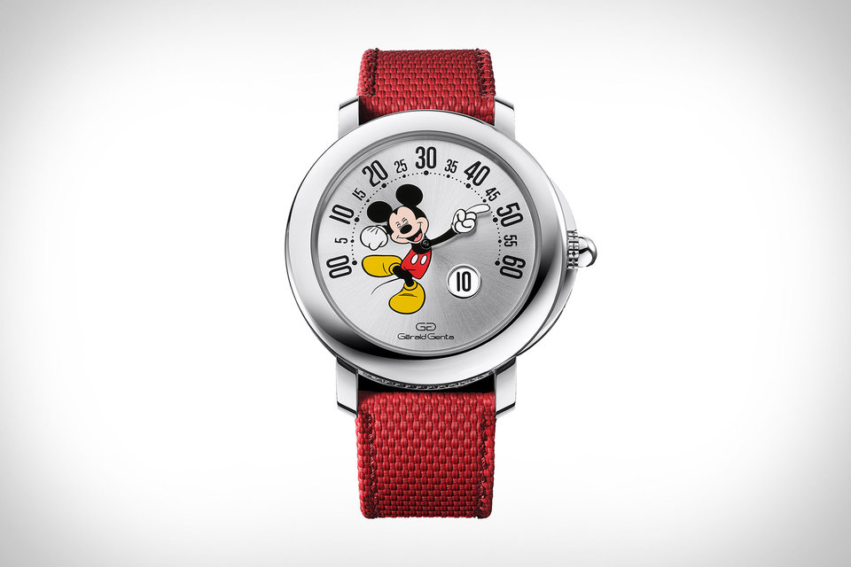 Gerald Genta Arena Retro Mickey Mouse Watch Uncrate