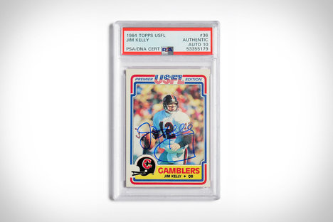 1984 Topps Jim Kelly Autographed Rookie Card 1984 Topps Jim Kelly Autographed Rookie Card