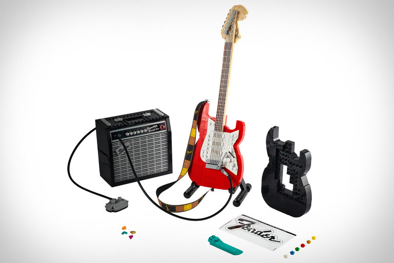 Lego Ideas Fender Stratocaster Building Set