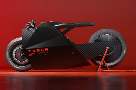 MHC Sokudo Tesla Motorcycle Concept MHC Sokudo Tesla Motorcycle Concept