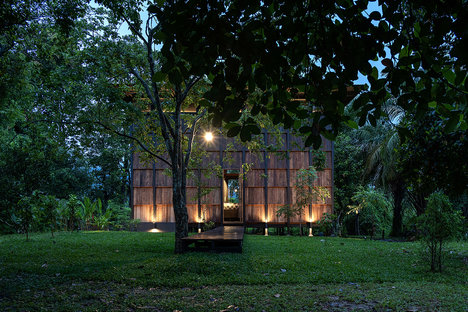 Cabane de montagne en bois