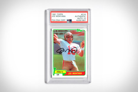 1981 Topps Joe Montana Autographed Rookie Card 1981 Topps Joe Montana Autographed Rookie Card