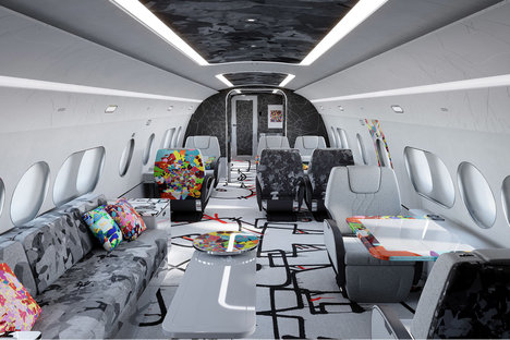 Airbus x Cyril Kongo ACJ220 Jet Interior Airbus x Cyril Kongo ACJ220 Jet Interior
