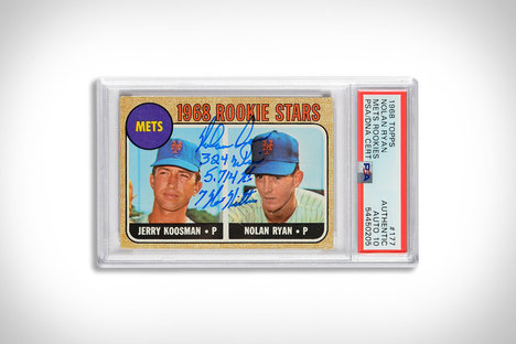 1968 Topps Nolan Ryan Autographed Rookie Card 1968 Topps Nolan Ryan Autographed Rookie Card