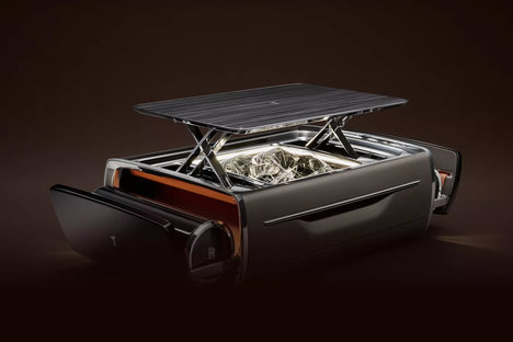 Boîte à cigares et whisky Rolls-Royce Cellarette