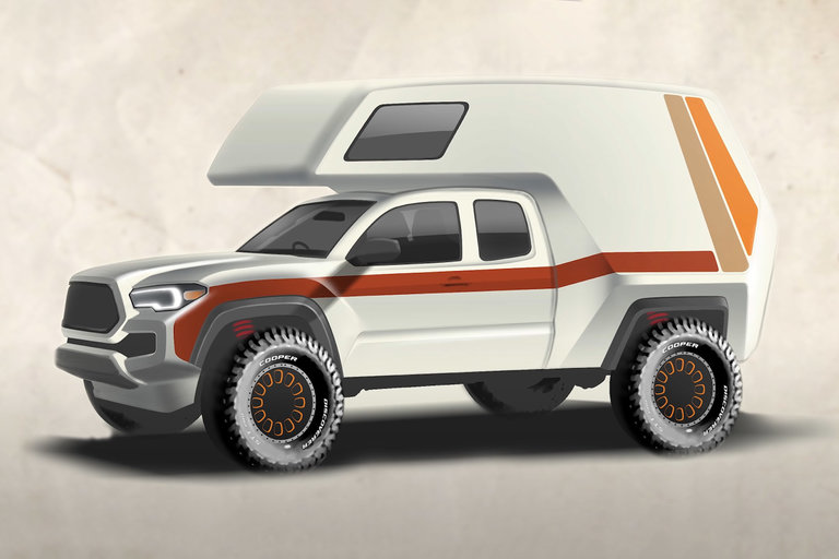 Toyota Tacozilla Off-Road Camper Concept