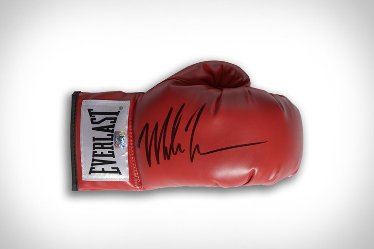 Mike Tyson Single Autographed Everlast Boxing Glove