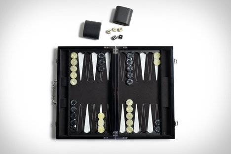 Carbon Fiber Backgammon Set Carbon Fiber Backgammon Set
