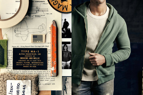 IMOGENE + WILLLIE X ALPHA INDUSTRIES MADE IN USA KOLLEKTION