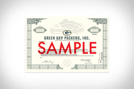 Green Bay Packers Stock Green Bay Packers Stock