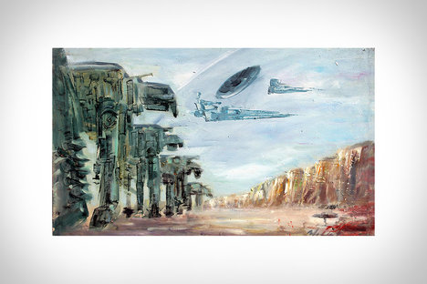 Naci Caba Star Wars-Themed Oil Paintings Naci Caba Star Wars-Themed Oil Paintings