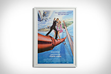 A View to a Kill Framed Movie Poster A View to a Kill Framed Movie Poster