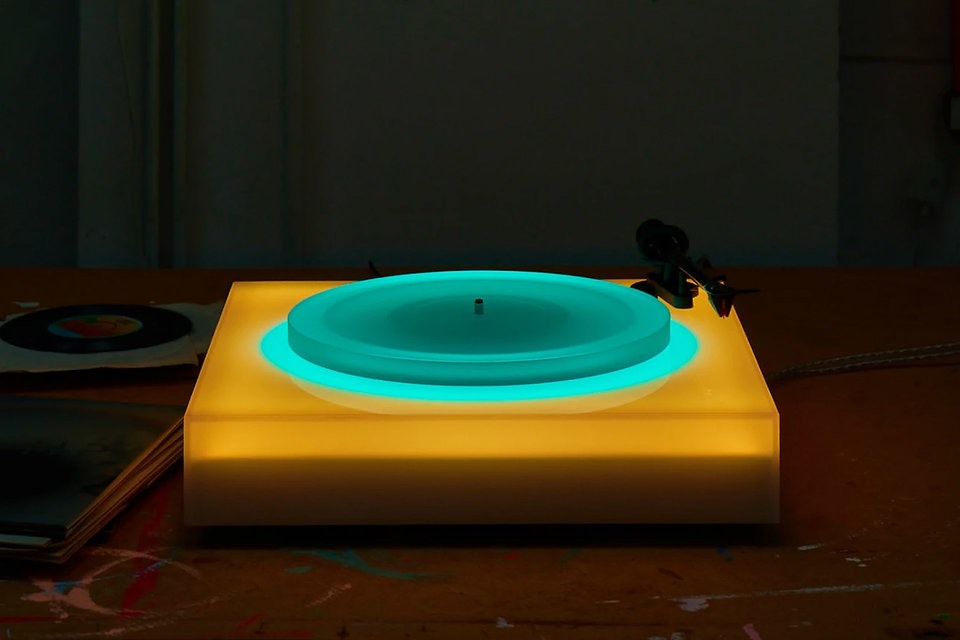 Brian Eno LED Turntable | Uncrate