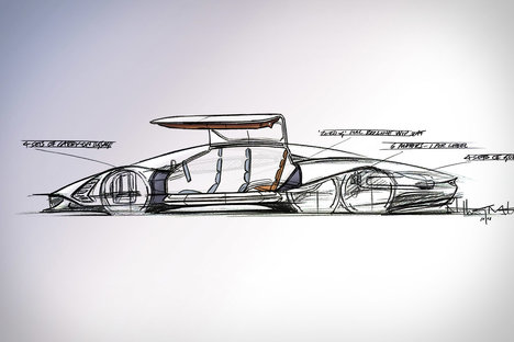 Hennessey Project Deep Space Six-Wheel EV Hennessey Project Deep Space Six-Wheel EV
