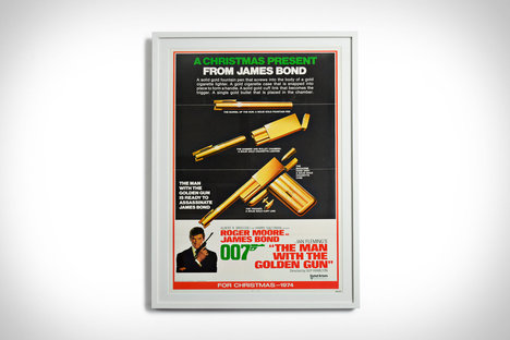 The Man with the Golden Gun Framed Movie Poster