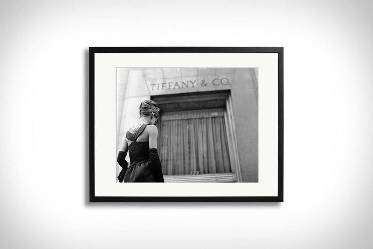 Hepburn At Tiffany's Framed Print