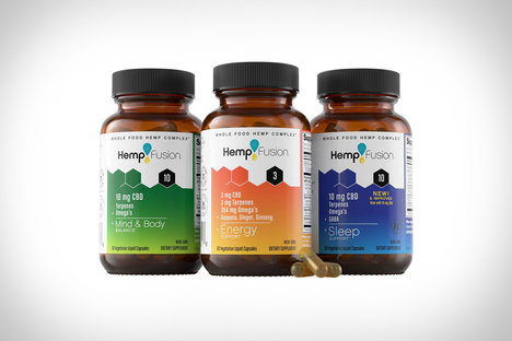 Cápsulas de CBD Hemp Fusion